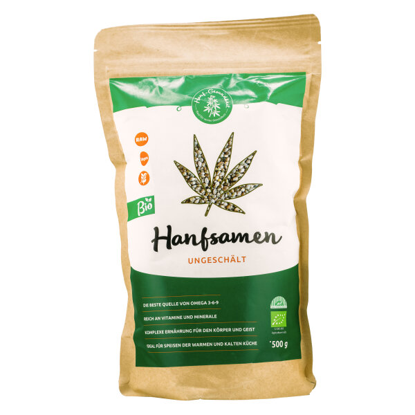 Hanfsamen ungeschält 500g