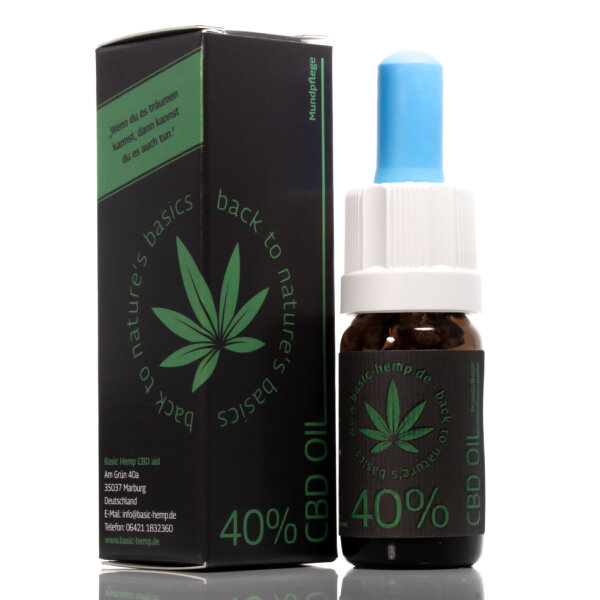 CBD Öl Vollspektrum 40% - Basic Hemp 10ml