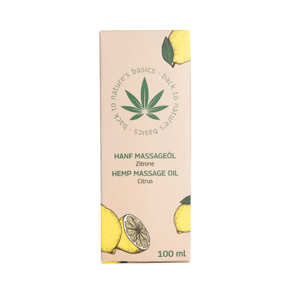 Basic Hemp Citrus Massageöl